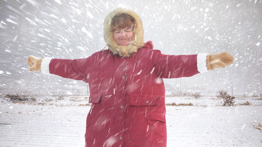 Sturdy Midwestern Gal Shields Rest Of Nation From Gust Of Wind