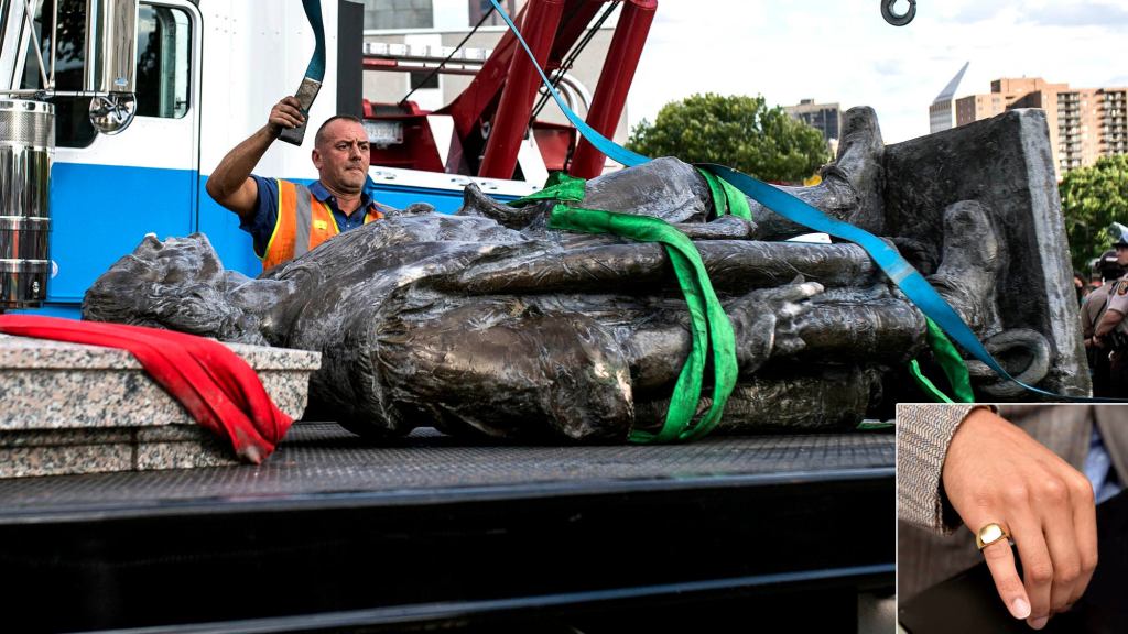 Judge Orders Columbus Statue Removed And Melted Down Into Pinkie Rings For Local Italians