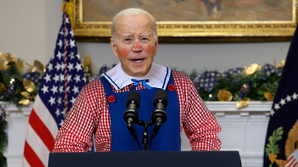 Biden Plays Up Wholesomeness By Drawing Freckles On Cheeks With Marker