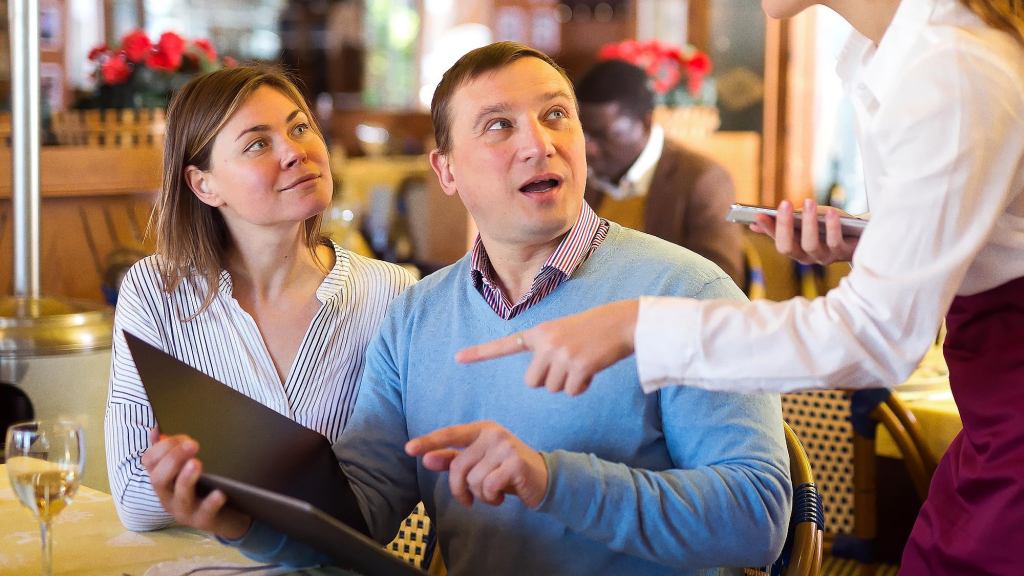 Restaurant Patron Points At Item On Menu To Avoid Mispronouncing ‘Number 47’