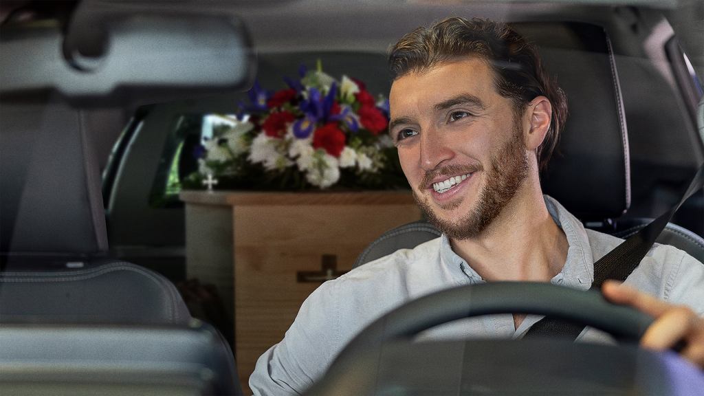 Hearse Driver Makes Small Talk With Corpse Riding In Back