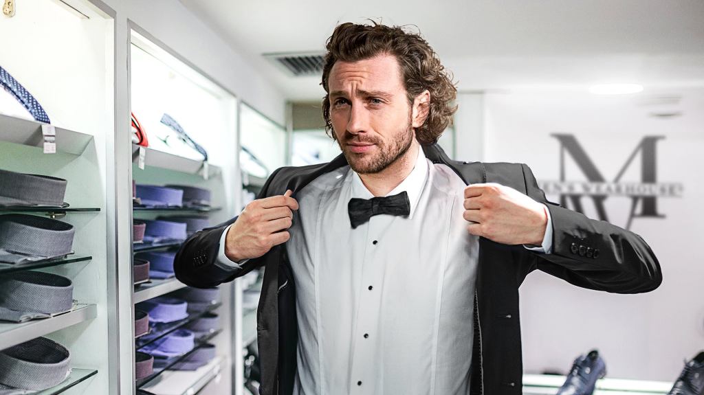 Aaron Taylor-Johnson Wondering If Buying Tuxedo More Economical In Long Run Than Renting One For Each ‘Bond’ Film