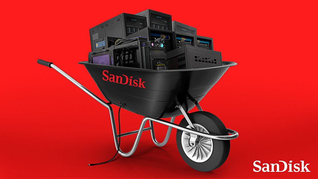 SanDisk Introduces New Flash Wheelbarrow For Hauling 5,000 Terabytes Of Data