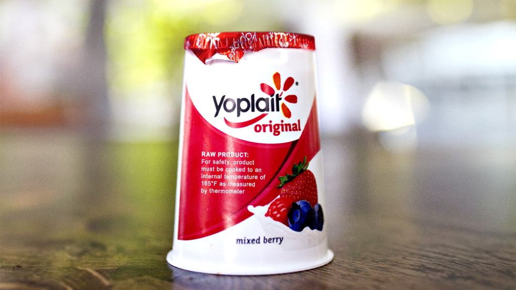 Yoplait Label Warns Yogurts Must Reach Internal Temperature Of 165 Degrees Before Consumption