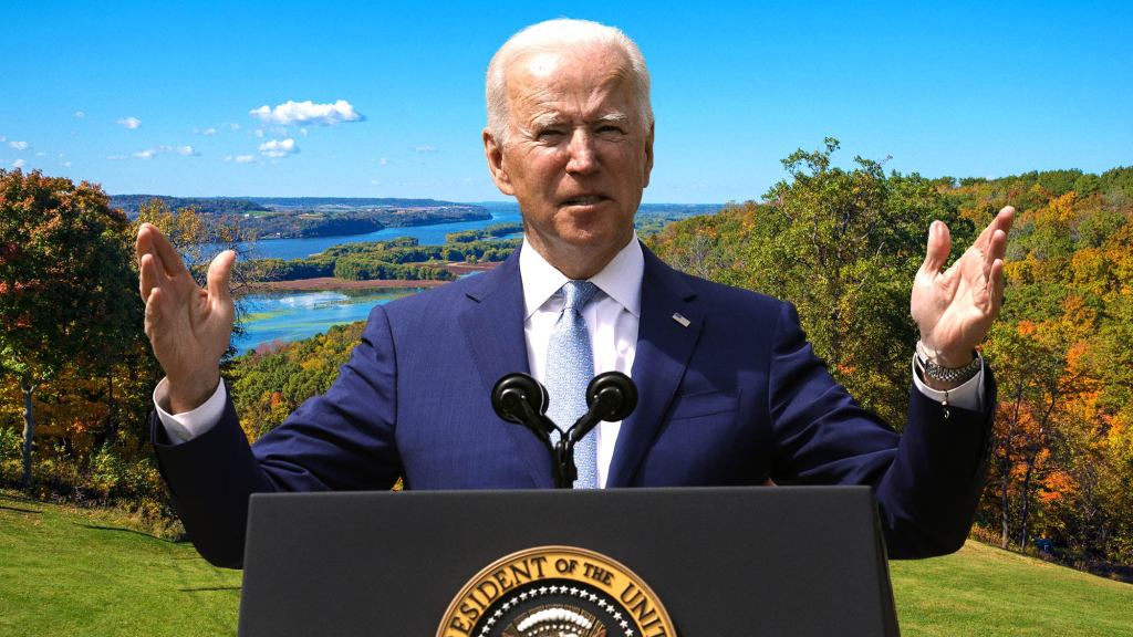 Biden Sets Aside Land West Of Mississippi As Gluten-Free Zone