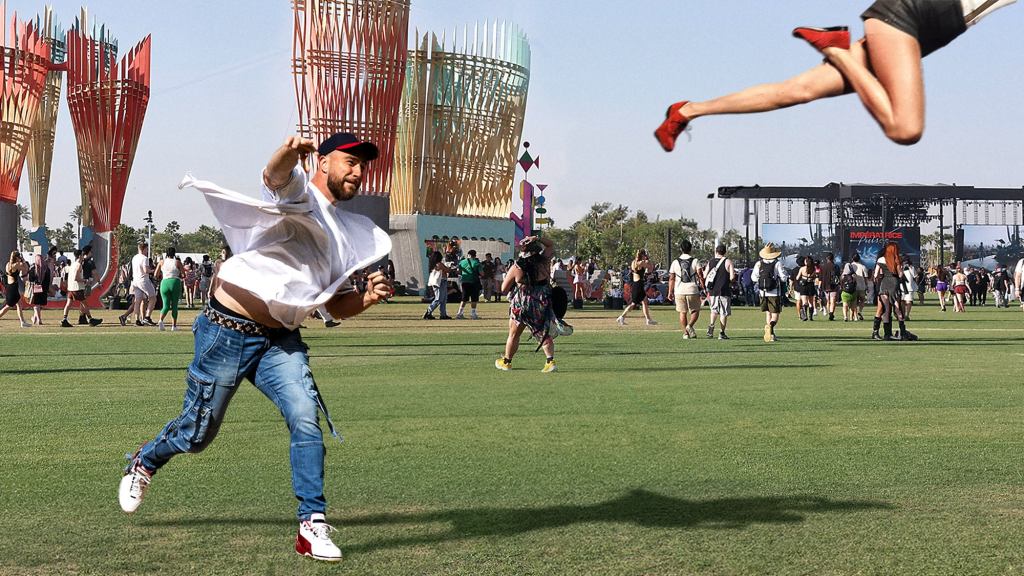 Travis Kelce Impresses Coachella Crowd By Tossing Taylor Swift 50 Feet Across Grounds