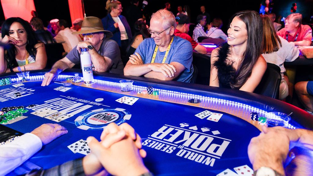 World Series Of Poker Entrants Play One Hand Face-Up So Everyone Can Learn Rules