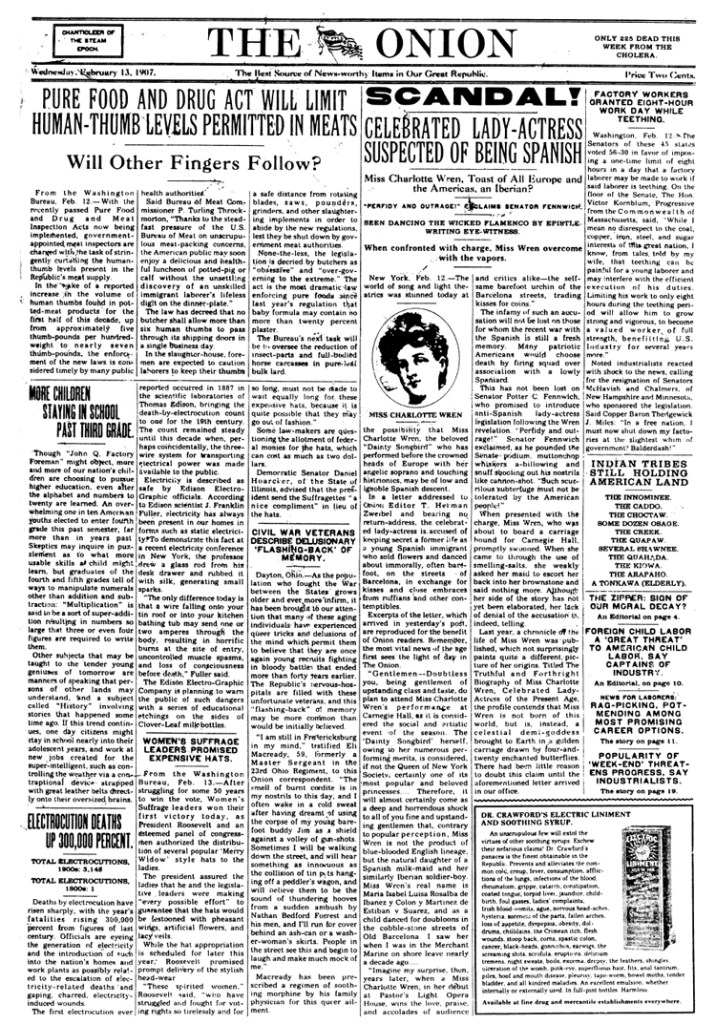 February 1, 1907 front page