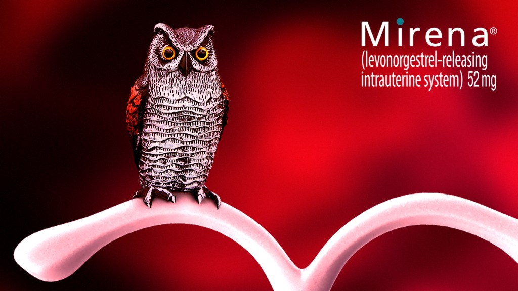 Mirena Unveils New Intrauterine Owl To Scare Sperm Away From Eggs