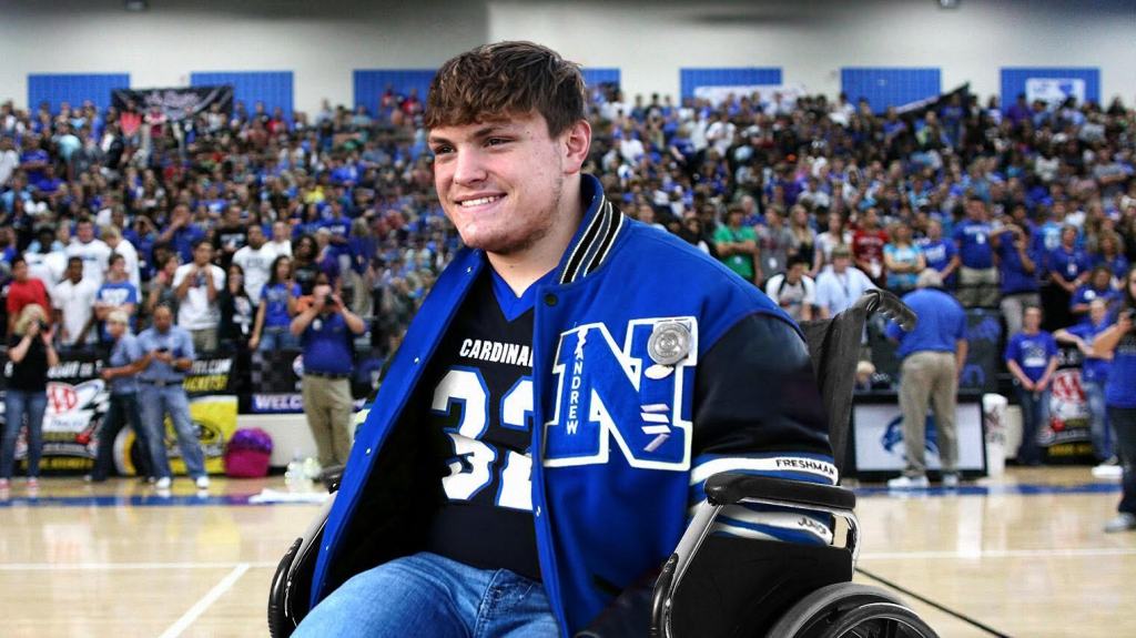 Paralyzed High School Quarterback Praised As Hero For Not Suing